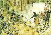 Carl Larsson troskningen oil painting on canvas